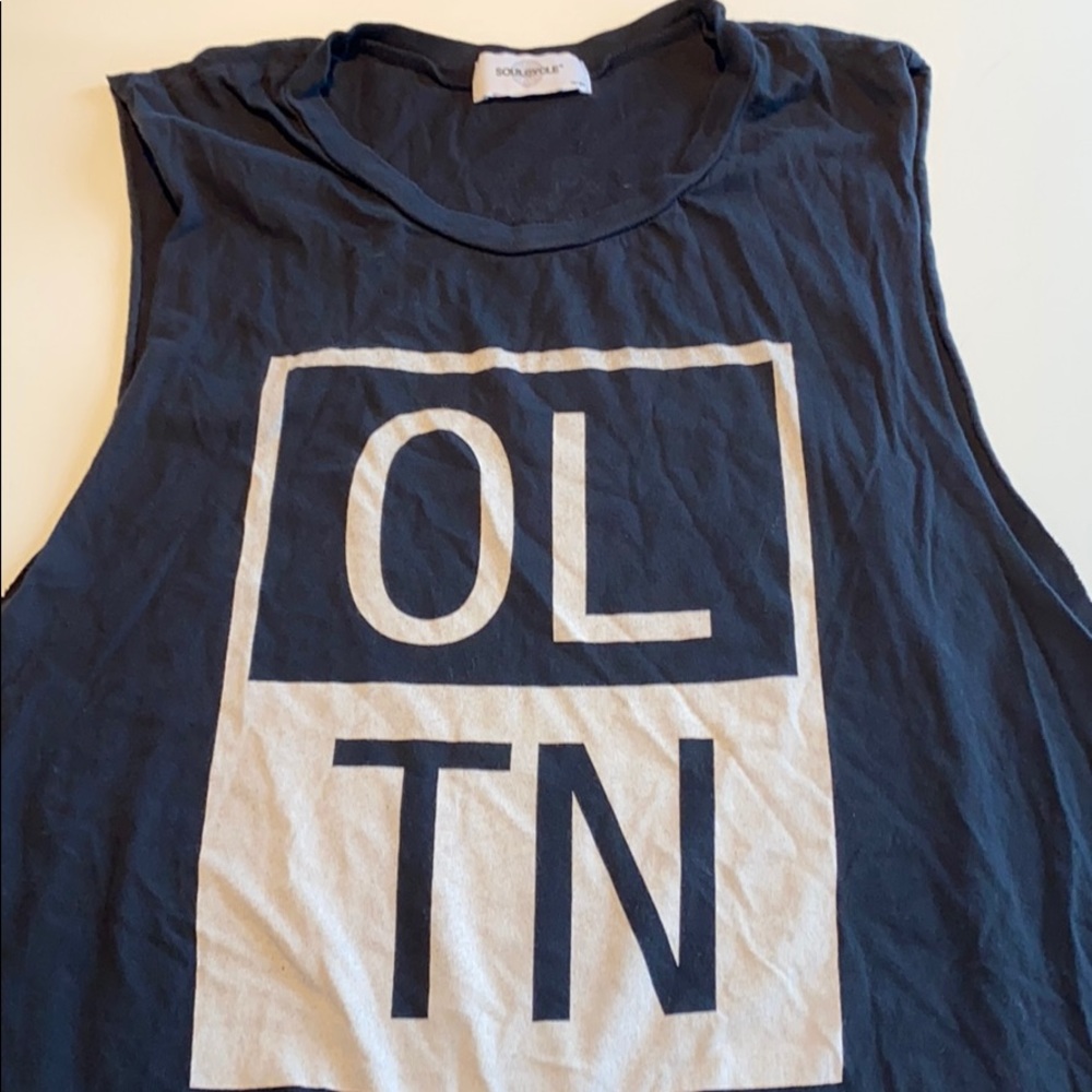 SoulCycle OLTN Black Tank Top Size L